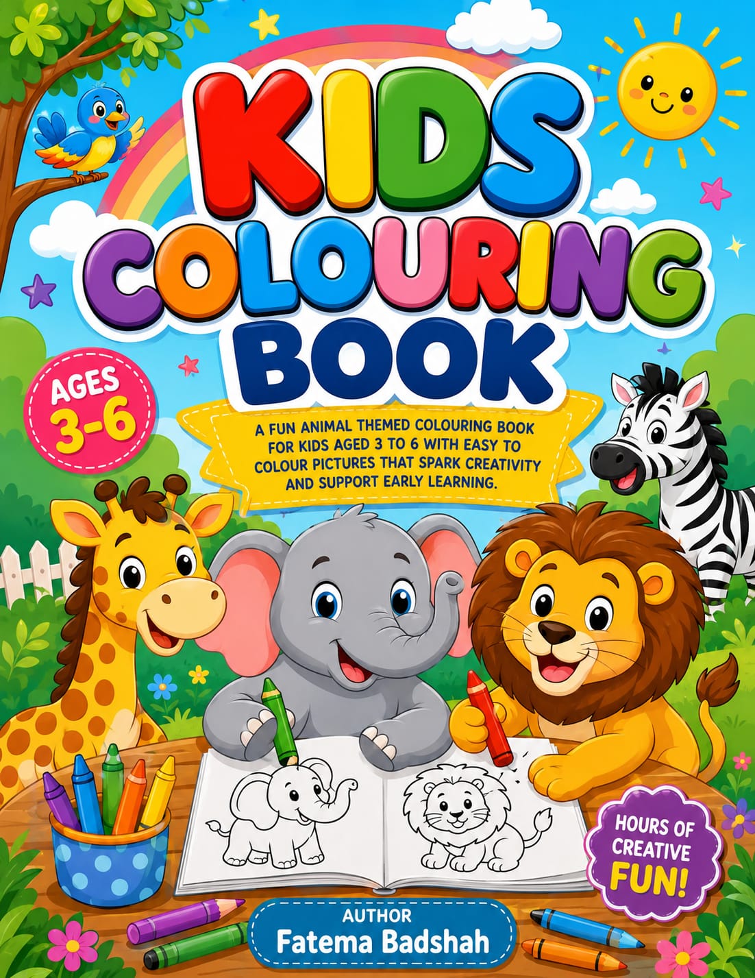 Cute Animal Coloring Book for Kids | Fun & Creative Activity Book