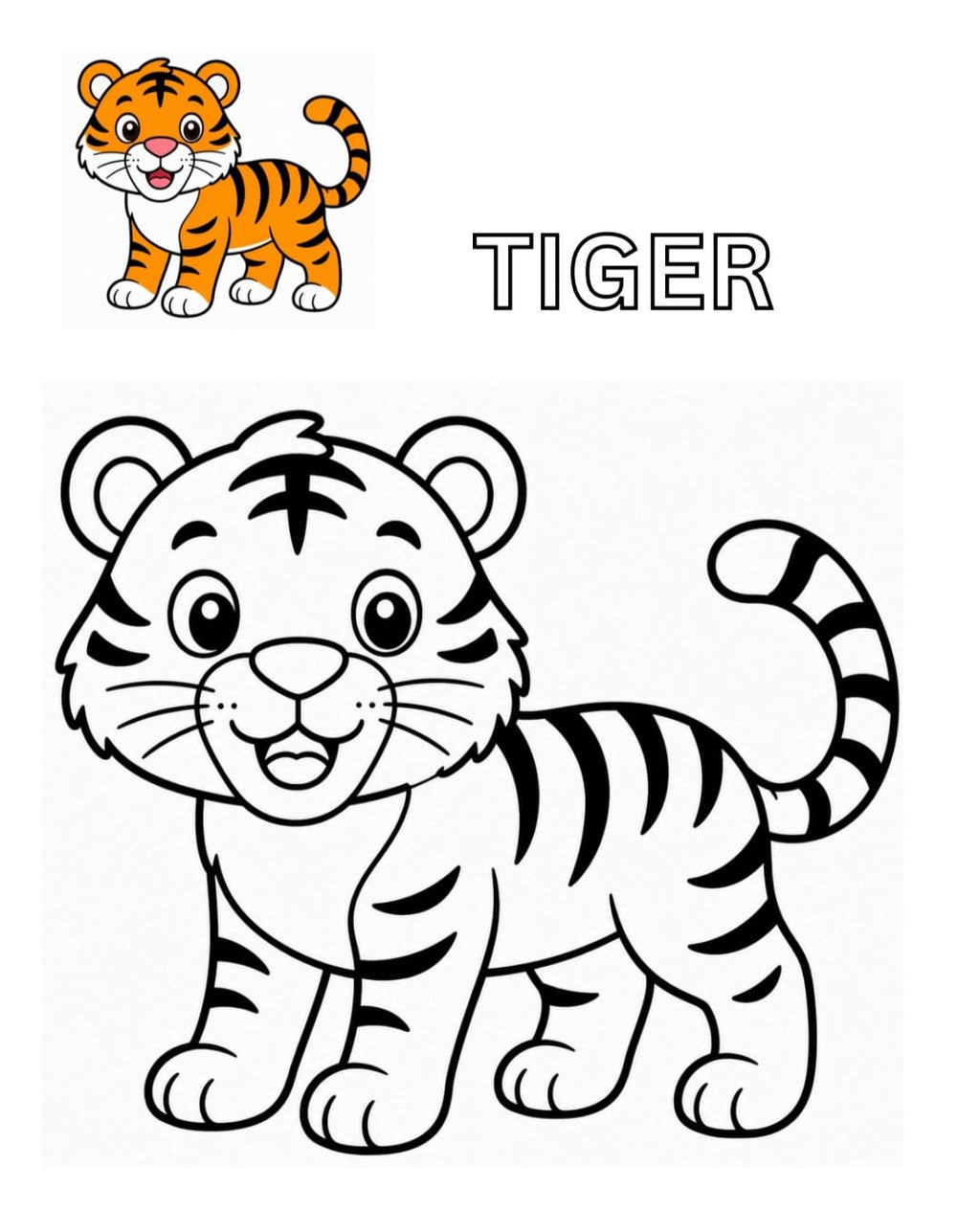 Cute Animal Coloring Book for Kids | Fun & Creative Activity Book